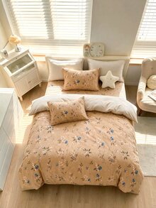 طقم لحاف مريح من Tabea Home - أبيض كريمي - مشاهدة 3