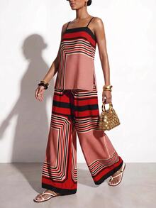 Zivah Women's Modern Commute Holiday Print 2 Pieces Set - Multicolor - View 7