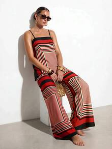 Zivah Women's Modern Commute Holiday Print 2 Pieces Set - Multicolor - View 1