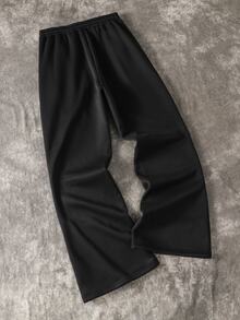 Manfinity Dauomo Men's Letter Print Pocket Casual Flare Pants - Multicolor - View 2