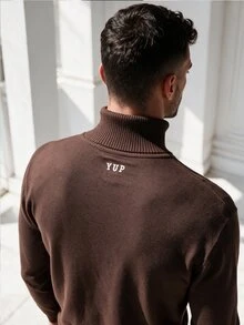 Manfinity Homme Men's Solid Color Casual Daily Wear Long Sleeve Sweater - Multicolor - View 2