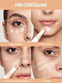 SHEGLAM Complexion Boost 遮瑕液-Buttercream 品牌美妝化妝品 適合女士與女孩 - Buttercream - 查看 6