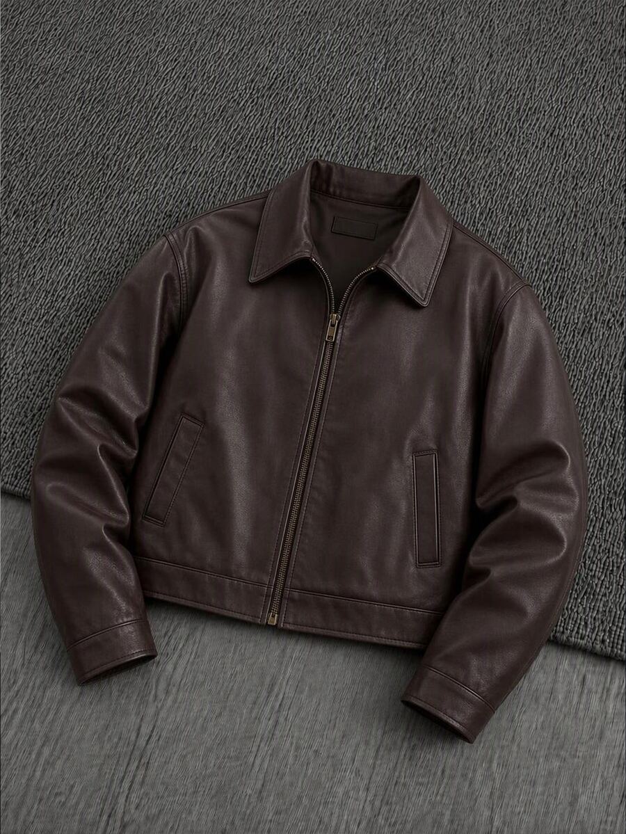 Mainfolk Men's Autumn Fashion Commuter Jacket - Army Green - View 1