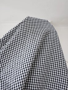 SHEIN EZwear 大尺碼女款格子休閒優雅派對早午餐正式夏季旅行連身裙 秋冬黑色鄉村風聖誕穿搭洋裝 - 彩色 - 查看 8