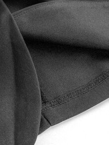 Momance Maternity Business Suit Black Blazer 2 Pieces Set - Black - View 12