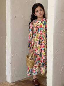 Dazy Kids 大童女孩秋季服飾 大號無袖碎花背心洋裝 夏季 - 彩色 - 查看 9