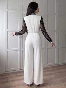 Celisse Winter Women Jumpsuits - White - View 2