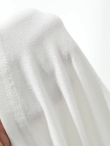 DAZY Four Seasons Korean Style White Hollow Contrast Mesh Fitted Long Sleeve Design Fitness Yoga Base Layer Women's Sports T-Shirt - White - View 9