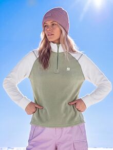 In My Nature Women's Outdoor Long Sleeve Casual Fleece Jacket - Multicolor - View 4
