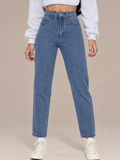 Flexra High Waist Tapered Jeans