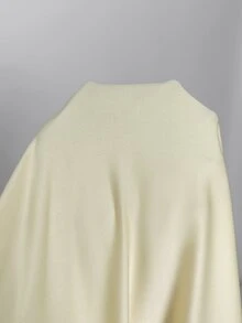 Firerie Women's Lace Patchwork Casual Versatile Daily Wear T-Shirt - Light Yellow - View 6