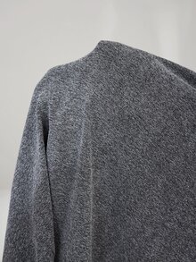 Solflare Ropa de invierno Talla grande Conjunto minimalista casual elegante Camiseta de tirantes, pantalones holgados y cárdigan de manga larga 3 piezas Conjunto para estar en casa Gris blanco Otoño - Gris Claro - Ver 8