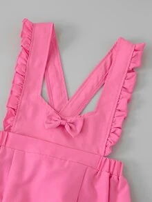 SHEIN 青少年女孩秋季套裝 2件組圓領上衣 中東阿拉伯風 回校季優雅甜美休閒校園風 - 粉色 - 查看 7