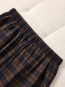 GlowEve CURVE Plus Size Women High-Waisted A-Line Skirt, Elegant For Commuting Fall - Coffee Brown - View 5