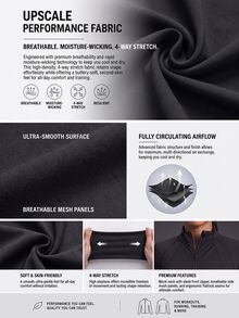 Powerista Women's Plus Size Black Solid Color Performance Full Zip Sports Jacket Breathable Long Sleeve Track Top Active Wear Gym Fall Alternative - Black - View 4