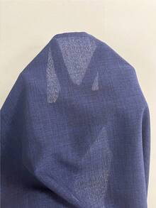 Vionelle 大码纯色前扣长袖休闲迷你连衣裙长款女装 - 藏蓝色 - 查看 9