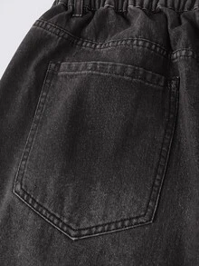 Athstrex Plus Size Men's Casual Washed Wide Leg Jeans, Grunge, Vacation, Father's Day Gifts - Coffee Brown - View 6