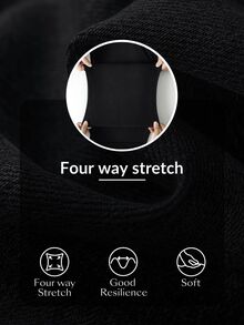 Flexra Plus Size Women's Casual Versatile Daily Travel Denim Flare Jeans With Pockets And Buttons Fashion Week Vacation Black Summer - Black - View 9