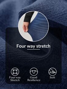 Flexra Women's Casual Washed High Waist Straight Leg Jeans Holiday Night Light Blue Summer - Blue - View 8