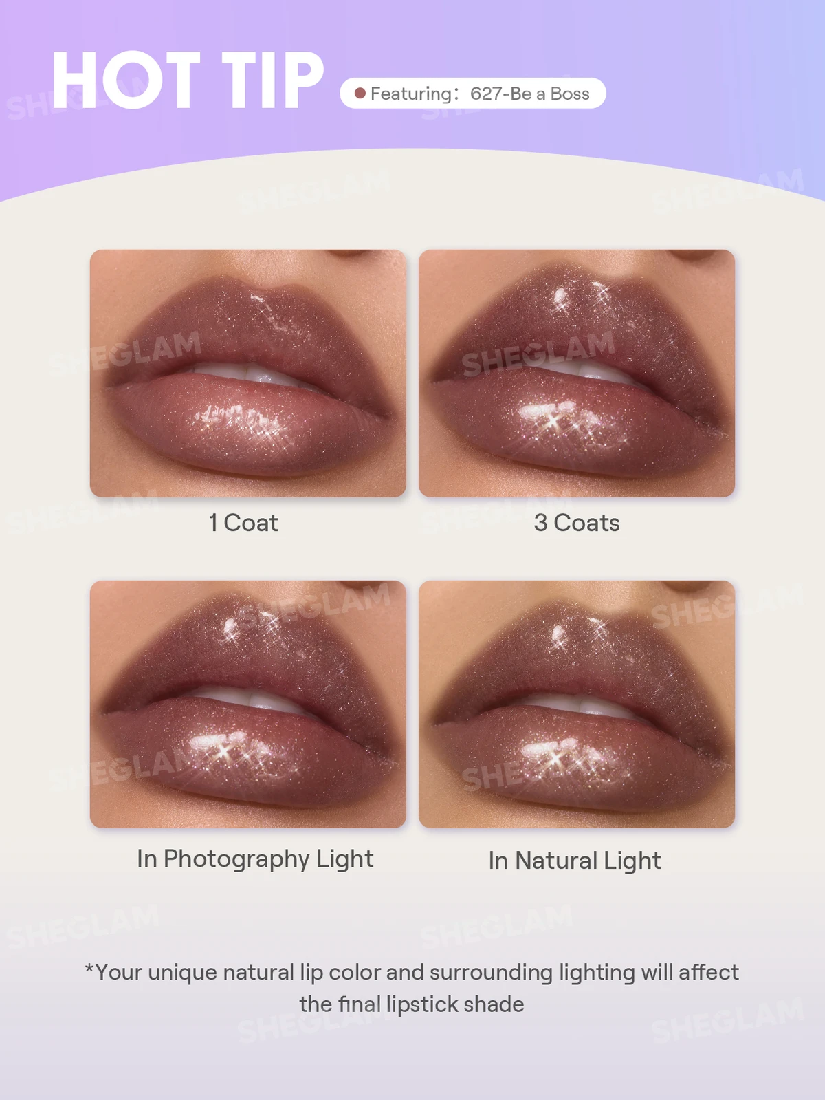 Twinkle Kiss High-Shine Shimmer Lipstick-530-Diva Aura