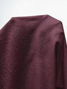Solavon Women's Elegant Romantic Embroidered Pleated Button Long Sleeve Blouse Date Brunch Date Night Burgundy Fall - Burgundy - View 9