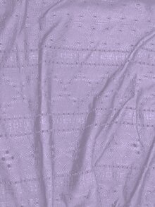 EMERY ROSE Women's Solid Color V-Neck Short Sleeve Pleated Button Design Casual Elegant T-Shirt Date Purple Summer - Mauve Purple - View 7