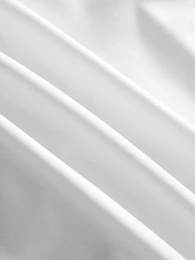 ROMWE MEN Essentials 男士哥德體十字藝術印花街頭風毛絨連帽衛衣 - 白色 - 查看 6