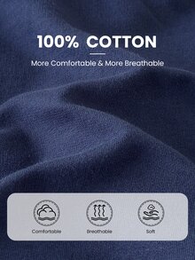 SHEIN 新生兒色塊熊貼布長袖上衣與長褲套裝，100%純棉休閒2件套服飾 - 彩色 - 查看 10