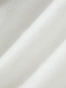 DAZY 女款單肩字母印花時尚休閒連帽衛衣 秋季 - 白色 - 查看 11