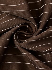 Rusticease Plus Size Brown Pleated Pants Casual Baggy Streetwear Fall Winter 2026 Office - Brown - View 7