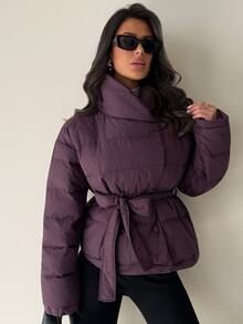 Firerie Women Winter Coats,Autumn,Winter - Red Violet - View 10