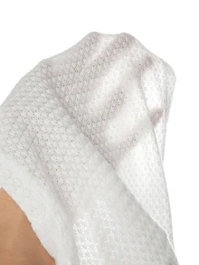 SHEIN Cheerettes 女款極簡短版紋理運動T恤 - 白色 - 查看 9