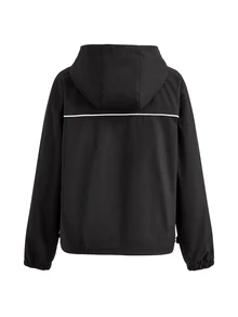 In My Nature Women's Long Sleeve Zipper Front Hooded Outdoor Casual Jacket - Black - View 14