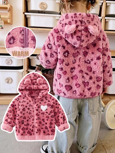 SHEIN Young Girl Young Girl Young Girl Young Girl Solid Color Hooded Autumn Sweatshirt,Pink,Winter