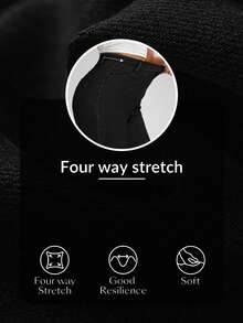Flexra Women's Casual High Waist Comfortable Jeans, Versatile For Everyday Wear - Black - View 8