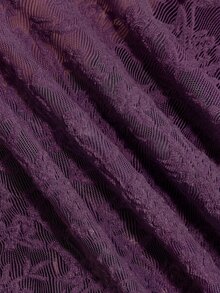 SHEIN ICON Plus Size Women's Lace Lace-Up Ruffle Sexy Versatile Date Night Out Cami Top - Purple - View 10