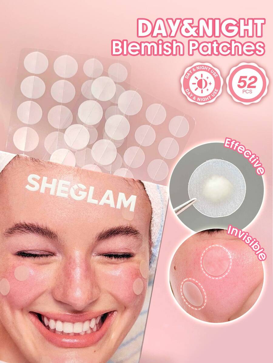 SHEGLAM Anytime Invisible Blemish Patches Brand Beauty Cosmetic Makeup For Women And Girls - Round - View 1
