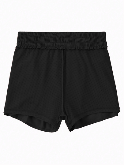 Eassivo Eassivo Solid Zip Pocket Sports Shorts Sweater Shorts