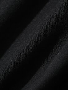 DAZY 女款百褶方領休閒學院風優雅無袖中長洋裝 辦公室下午茶聚會 白色 黑色 冬季 - 黑色 - 查看 10