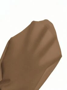 Zavorell Top corto de punto sexy, top de tirantes acanalado, top marrón, body marrón, top tostado - Caqui - Ver 7
