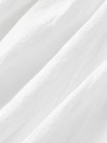 Skyraze Women's All White 2 Pieces Set,Ruched Bust Camisole & Ruffle Hem Skirt,Modest Summer Holiday Vacation Outfits,Boho Wedding Guest Dress,Holiday - White - View 8