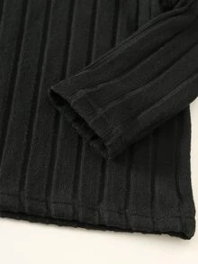 SHEIN 兒童 2 件組 青少年男孩/小男孩休閒配色保暖領長袖上衣與長褲內衣套裝 生日禮物 - 彩色 - 查看 9