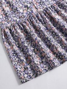 Al Najma Women's All-Over Print Pleated Casual Party Travel Arabian Dress - Multicolor - View 11