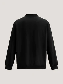 Driftmere Men's Outdoor Sports Set, Comfortable Versatile Long Sleeve & Long Pants 2 Pieces Outfit Black - Black - View 6