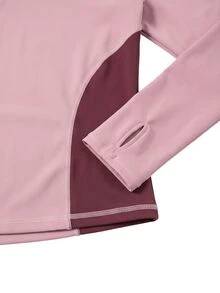 Nöista Activewear Long Sleeves Top With Chinese Buttons - Dusty Purple - View 10
