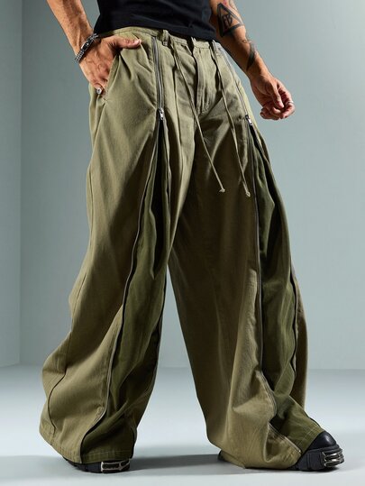 Street Life Jeans in denim lavato a gamba dritta da uomo