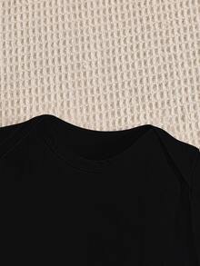 Baby Boys "Hello 2025" Graphic Crew Neck Short Sleeve Bodysuit - Black - View 5