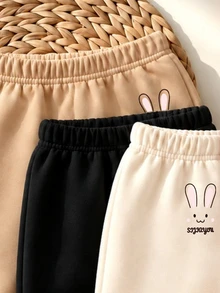 4 Buah Celana Pendek Bayi Perempuan Musim Dingin - MultiWarna - View 6
