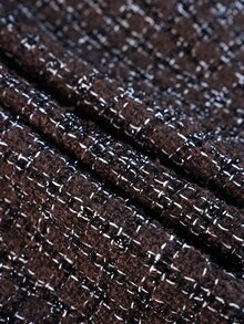 Vionelle New Plus Size Women's Short Fitted Slimming Elegant Commuter Overcoat Winter - Coffee Brown - View 10