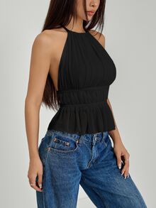 Women Sexy Bodysuits - Black - View 5